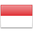 国旗的印度尼西亚