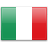国旗的意大利