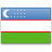 国旗的乌兹别克斯坦